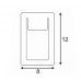 Светильник SLV DOWNUNDER PUR 80x120